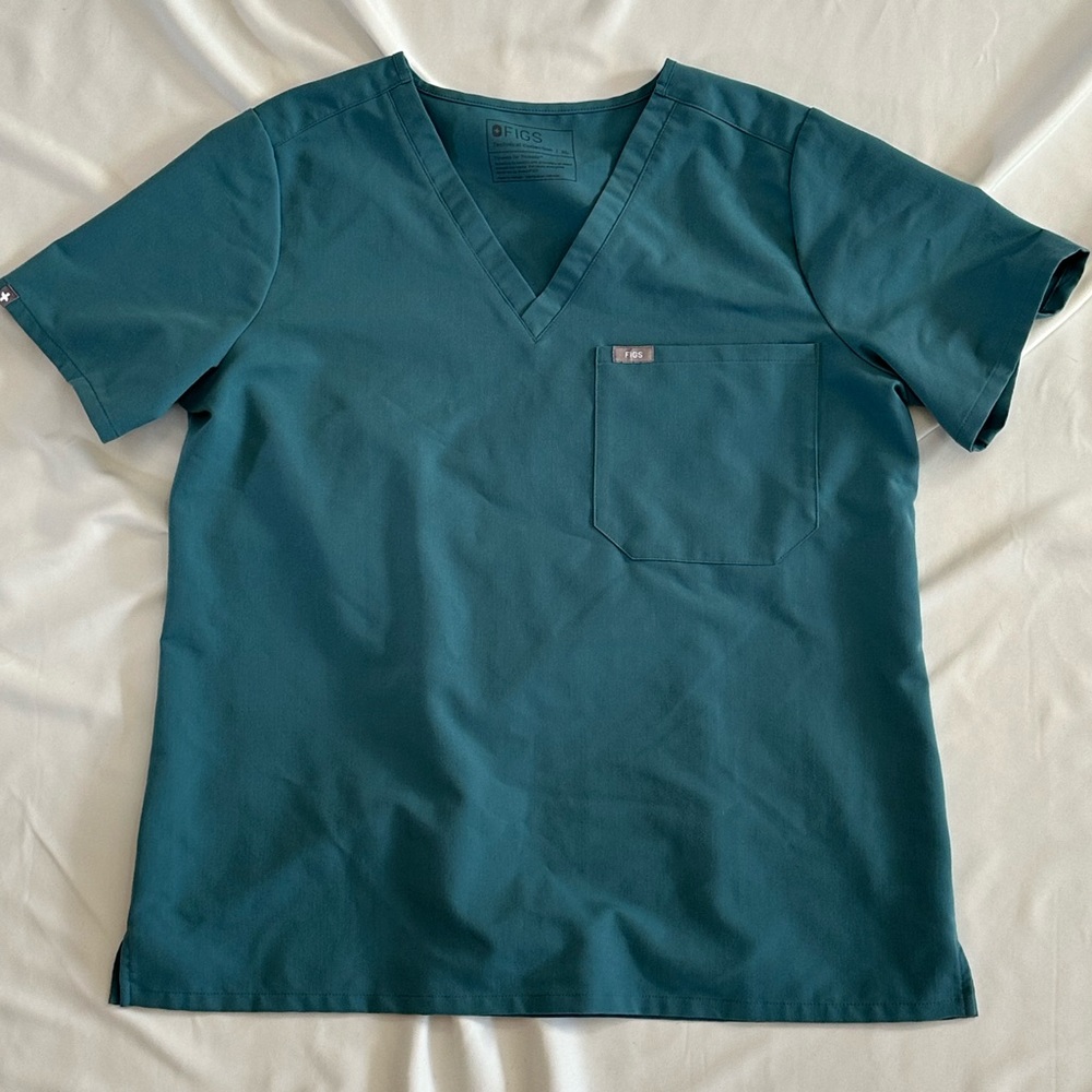 Figs Hydrogreen Catarina Scrub Top XL